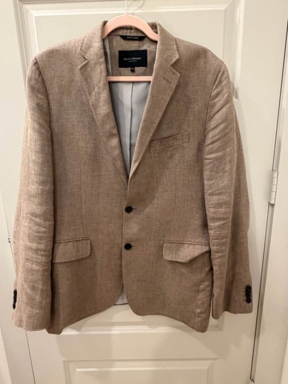 Banana Republic Tailored Fit Linen Blazer (40R)